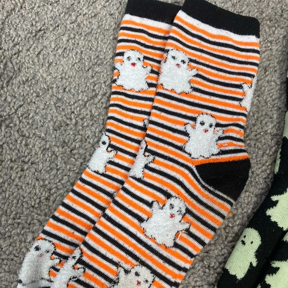 2 pairs halloween socks‎